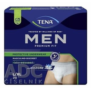 TENA Men Protective Underwear Maxi L/XL pánske naťahovacie inkontinenčné nohavičky 1x10 ks vyobraziť