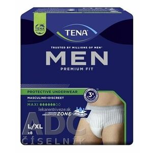 TENA Men Protective Underwear Maxi L/XL pánske naťahovacie inkontinenčné nohavičky 1x8 ks vyobraziť