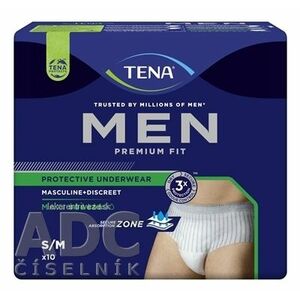 TENA Men Protective Underwear Maxi S/M pánske naťahovacie inkontinenčné nohavičky 1x10 ks vyobraziť