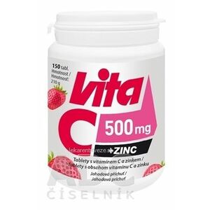 Vitabalans Vita C 500 mg + ZINC tbl s jahodovou príchuťou 1x150 ks vyobraziť