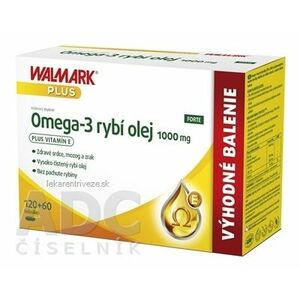 WALMARK Omega-3 rybí olej FORTE cps (výhodné balenie) 1x180 ks vyobraziť