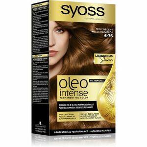 Syoss Oleo Intense permanentná farba na vlasy s olejom odtieň 6-76 Warm Copper 1 ks vyobraziť