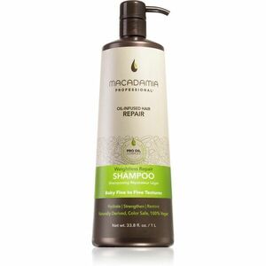 Macadamia Natural Oil Weightless Repair ľahký hydratačný šampón pre všetky typy vlasov 1000 ml vyobraziť
