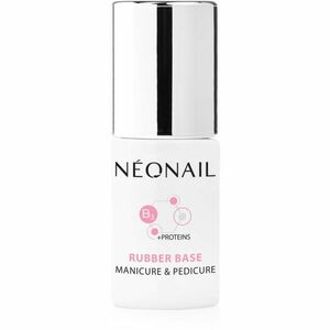 NeoNail Manicure & Pedicure Rubber Base podkladový lak pre gélové nechty s proteínom 7, 2 ml vyobraziť