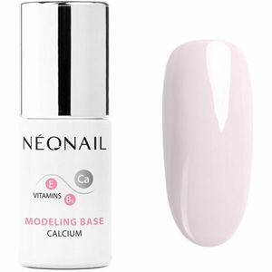 NEONAIL Modeling Base Calcium podkladový lak pre gélové nechty s vápnikom odtieň Basic Pink 7, 2 ml vyobraziť