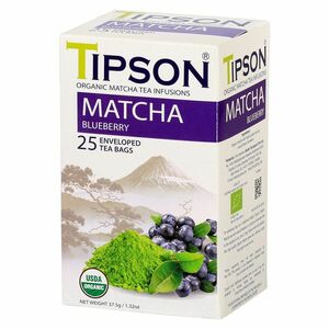 TIPSON Matcha Blueberry 25 vreciek BIO vyobraziť