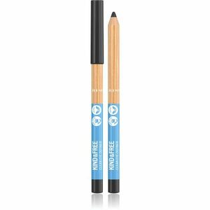 Rimmel Kind & Free ceruzka na oči s intenzívnou farbou odtieň 1 Pitch Black 1, 1 g vyobraziť