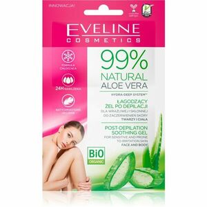 Eveline Cosmetics 99% Natural Aloe Vera upokojujúci gél po depilácií 2x5 ml vyobraziť