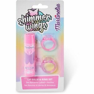 Martinelia Shimmer Wings Lip Balm & Ring Set sada (pre deti) vyobraziť