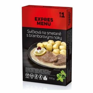 EXPRES MENU Sviečková na smotane so zemiakovými haluškami 500 g vyobraziť