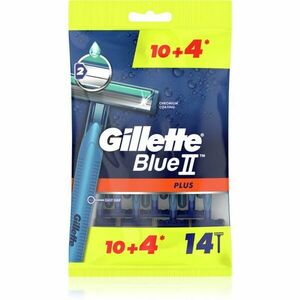 Gillette Blue II Plus jednorázové holiace strojčeky pre mužov 14 ks vyobraziť