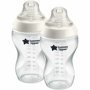 Tommee Tippee Closer To Nature Anti-colic Breast-like Teat dojčenská fľaša Medium Flow 3 m+ 2x340 ml vyobraziť