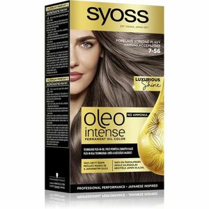 Syoss Oleo Intense permanentná farba na vlasy s olejom odtieň 7-56 Ashy Medium Blond 1 ks vyobraziť