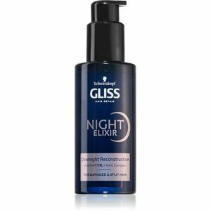 Schwarzkopf Gliss Night Elixir bezoplachový elixír na rozstrapkané končeky vlasov 100 ml vyobraziť