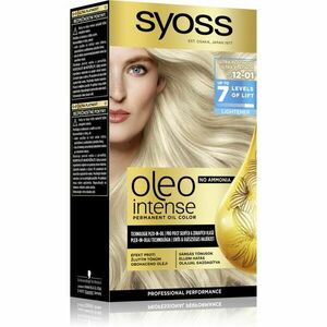 Syoss Oleo Intense permanentná farba na vlasy s olejom odtieň 12-01 Ultra Platinum 1 ks vyobraziť