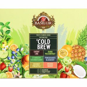 BASILUR Cold Brew Assorted zmes ovocných čajov 60 vreciek vyobraziť