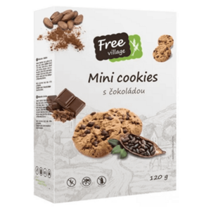 FREEVILLAGE Mini cookies bez lepku 120 g vyobraziť