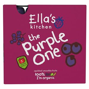 ELLA'S KITCHEN Purple one ovocné pyré s čiernymi ríbezľami BIO 90 g x 5 kusov vyobraziť
