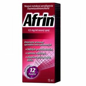 AFRIN 0, 5 mg/ml nosový sprej 15 ml vyobraziť
