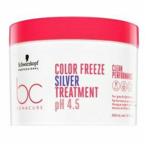 Schwarzkopf Professional BC Bonacure Color Freeze Silver Treatment pH 4.5 Clean Performance maska pre neutralizáciu žltých tónov 500 ml vyobraziť