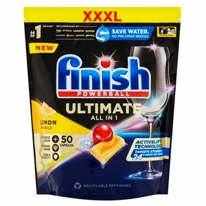 FINISH Ultimate All in 1 Kapsule do umývačky riadu Lemon Sparkle 50 ks vyobraziť