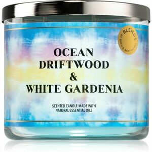 Bath & Body Works Ocean Driftwood & White Gardenia vonná sviečka 411 g vyobraziť