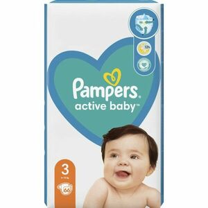 Pampers Active Baby Size 3 jednorazové plienky 6-11 kg 66 ks vyobraziť