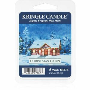 Kringle Candle Christmas Cabin vosk do aromalampy 64 g vyobraziť