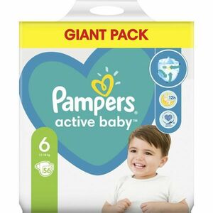 Pampers Active Baby Size 6 jednorazové plienky 13-18 kg 56 ks vyobraziť