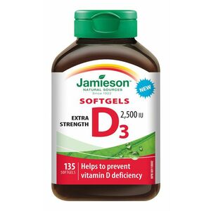 Jamieson Vitamín D3 2500 IU 135 cps vyobraziť