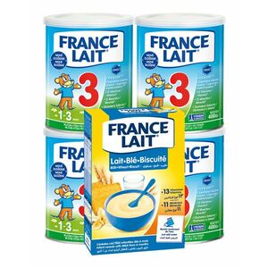 France Lait 3 + FL kaša pšen. sušienk. 250g dojčenské mlieko vyobraziť