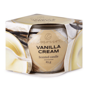 Emocio Sklo Dekor 70x62 mm Vanilla Cream, vonná svíčka vyobraziť