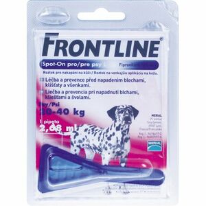 Frontline spot on pre psy L (20- 40 kg) vyobraziť