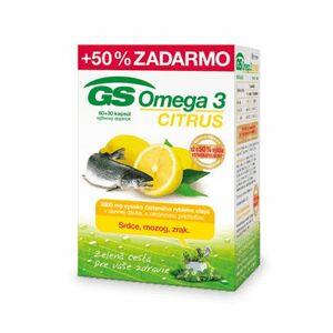 GS Omega 3 CITRUS 60 + 30 cps ZDARMA + Vitamín D vyobraziť