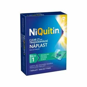 NiQuitin Clear 21 mg emp.tdm.7 x 21 mg vyobraziť