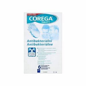 Corega Antibakteriálne tablety blister 6 kusov vyobraziť