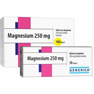 Generica Magnesium 250 mg 100 tbl vyobraziť