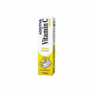 Additiva Vitamin C Zitrone šumivé tabliety 20 ks vyobraziť