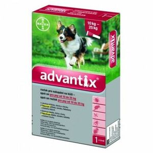 Advantix Spot On pre psy 10-25kg 1x2, 5 ml vyobraziť