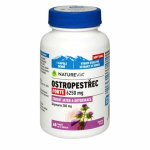 Swiss Naturevia Pestrec mariánsky Forte 6250 mg 60 cps vyobraziť