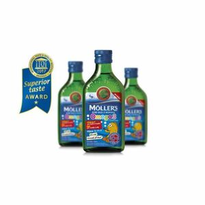 Mollers Omega 3 rybí olej 250 ml ovocná príchuť vyobraziť
