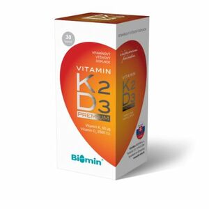 Biomin Vitamín K2 + vitamín D3 Premium 30 cps vyobraziť
