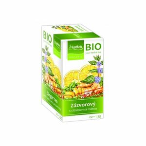 Apotheke Bio čaj Zázvor citrón mäta 20 x 1, 5 g vyobraziť