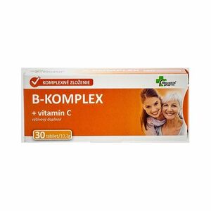 Slovakiapharm B-komplex + vitamín C 30 tbl vyobraziť