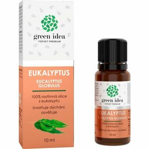 Green Idea Eukalyptus 100% silice na podporu normálnej funkcie dýchacieho ústrojenstva 10 ml vyobraziť