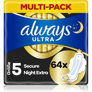 Always Ultra Secure Night Extra vložky 64 ks vyobraziť