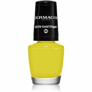 Dermacol Neon neónový lak na nechty odtieň 43 Gold Digger 5 ml vyobraziť