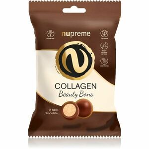 Nupreme Collagen Beauty Bons čokoládové pralinky s kolagénom Dark Chocolate 80 g vyobraziť