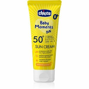 Chicco Baby Moments Sun krém na opaľovanie SPF 50+ pre deti od narodenia 75 ml vyobraziť