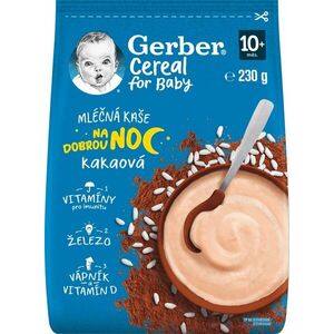 Gerber Cereal Mliečna KAŠA Dobrú noc Kakaová; (od ukonč. 10. mesiaca) vyobraziť